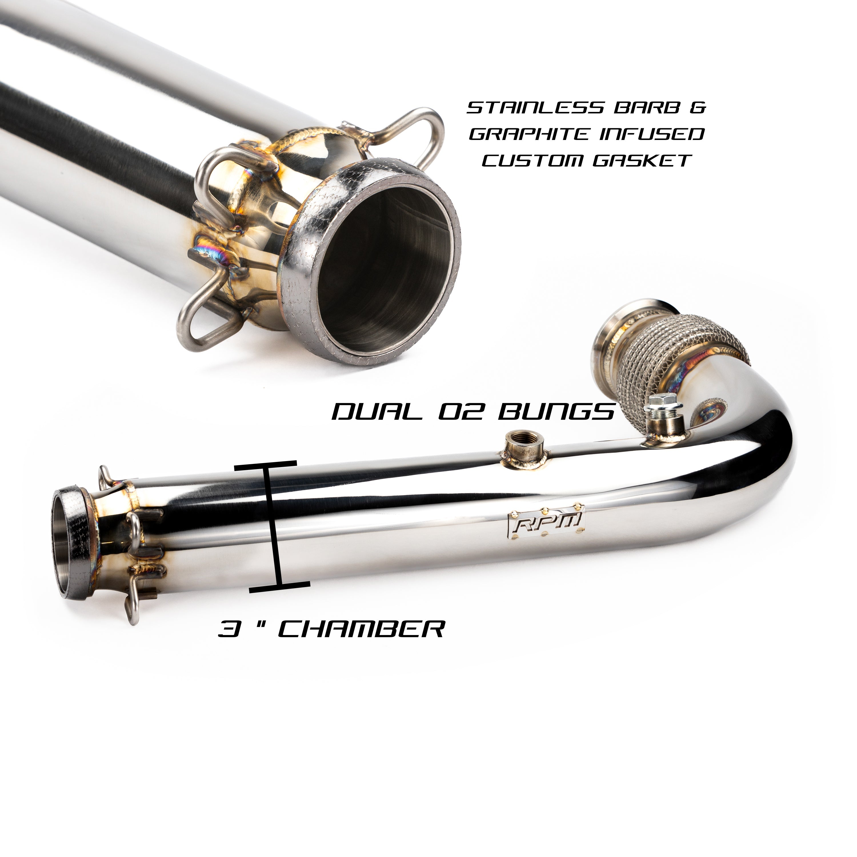 Photo of RPM SXS RPM X3 3" Monster Mouth Cat Delete Bypass Mid Race Pipe X3 Turbo, R, and RR by RPM SXS - Premium for UTVs / Side by Sides