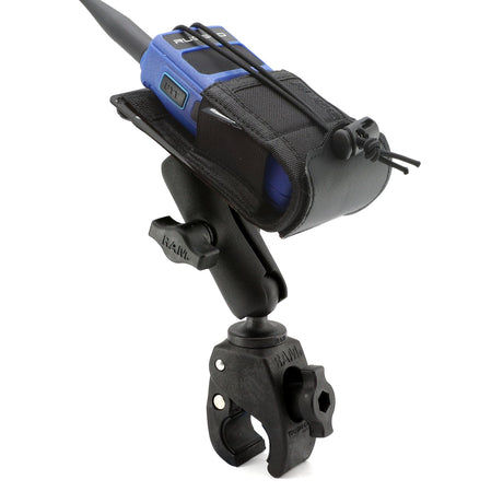 Photo of Motorcycle RAM Mount for Handheld Radios by Rugged Radios - Premium for UTVs / Side by Sides