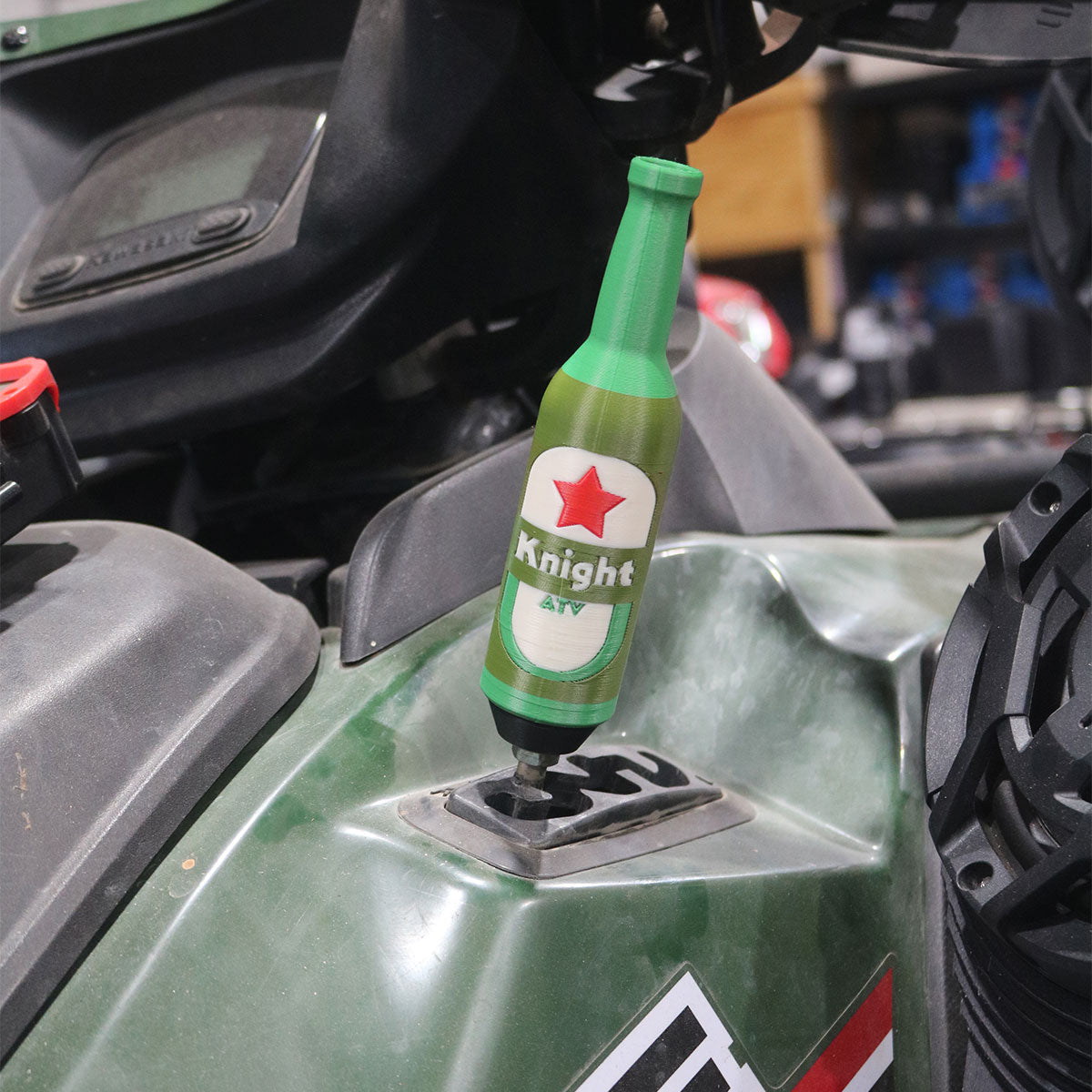 Photo of Shift Knob - Beer Bottle #1 style! by Knight ATV - Premium for UTVs / Side by Sides