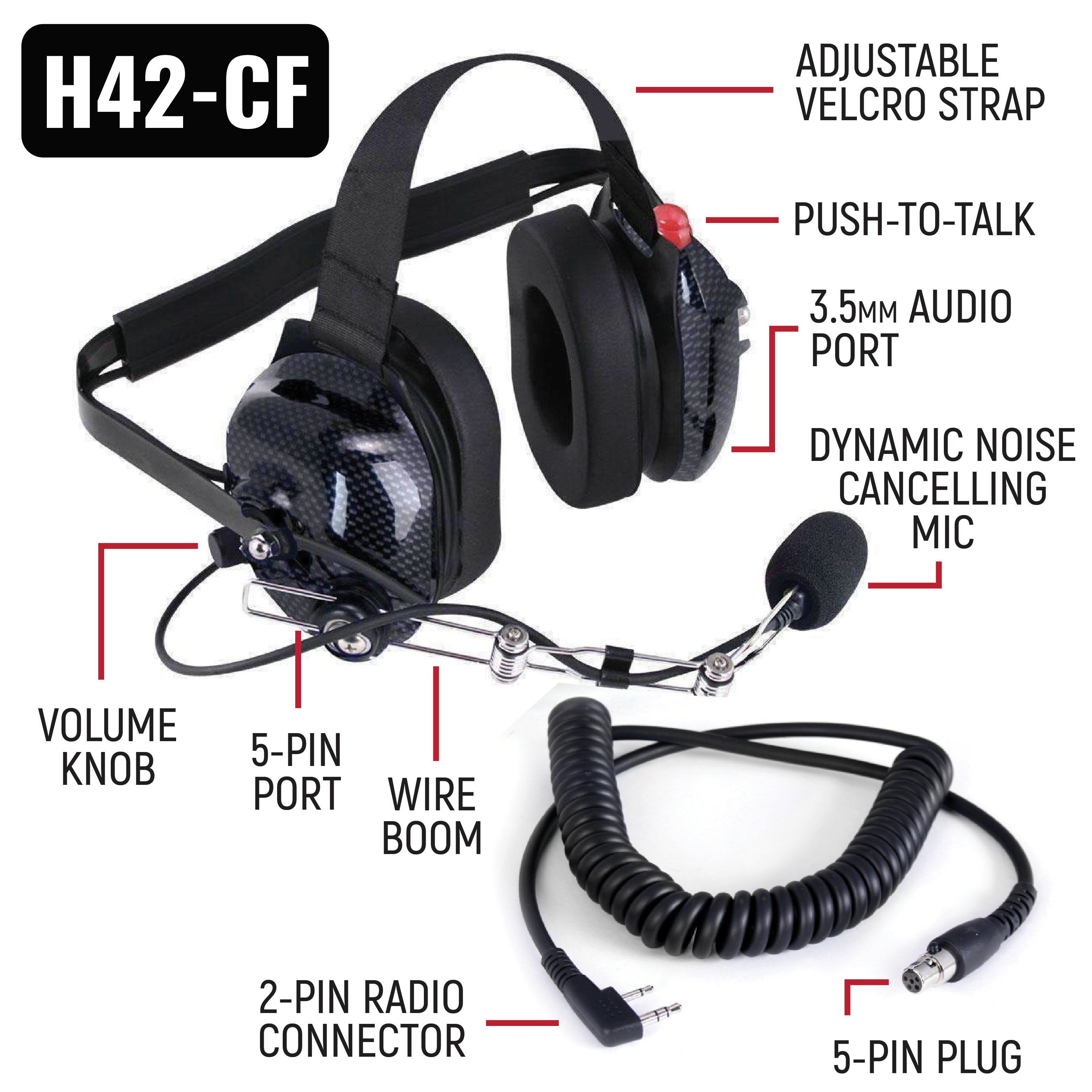 Photo of NASCAR Driver and Crew Chief Racing Kit with R1 Radios by Rugged Radios - Premium for UTVs / Side by Sides