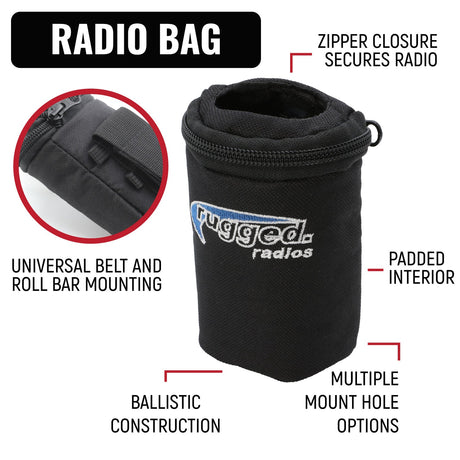 Photo of NASCAR Driver Only Communication Kit with V3 Radio by Rugged Radios - Premium for UTVs / Side by Sides