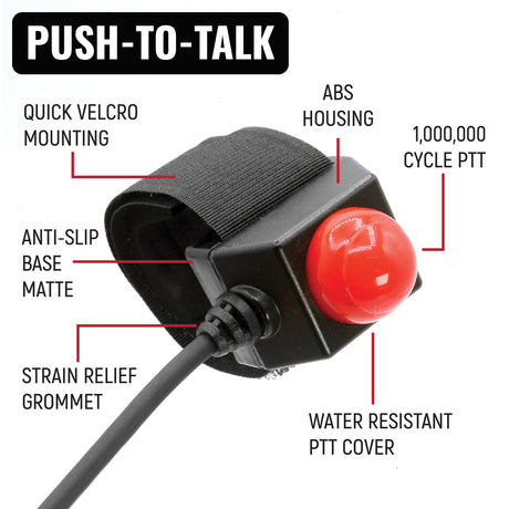 Photo of NASCAR Driver Only Communication Kit with V3 Radio by Rugged Radios - Premium for UTVs / Side by Sides