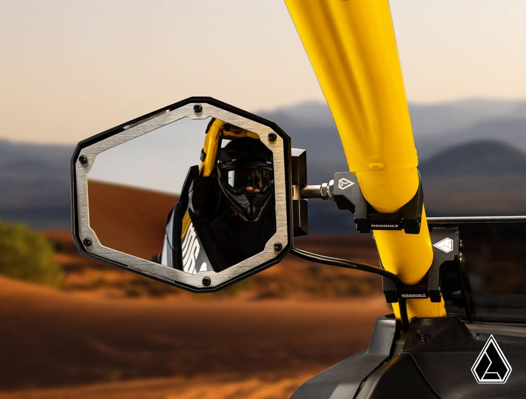 Nighthawk G2 LED UTV Side Mirrors illuminated mirror switch — Assault Industries