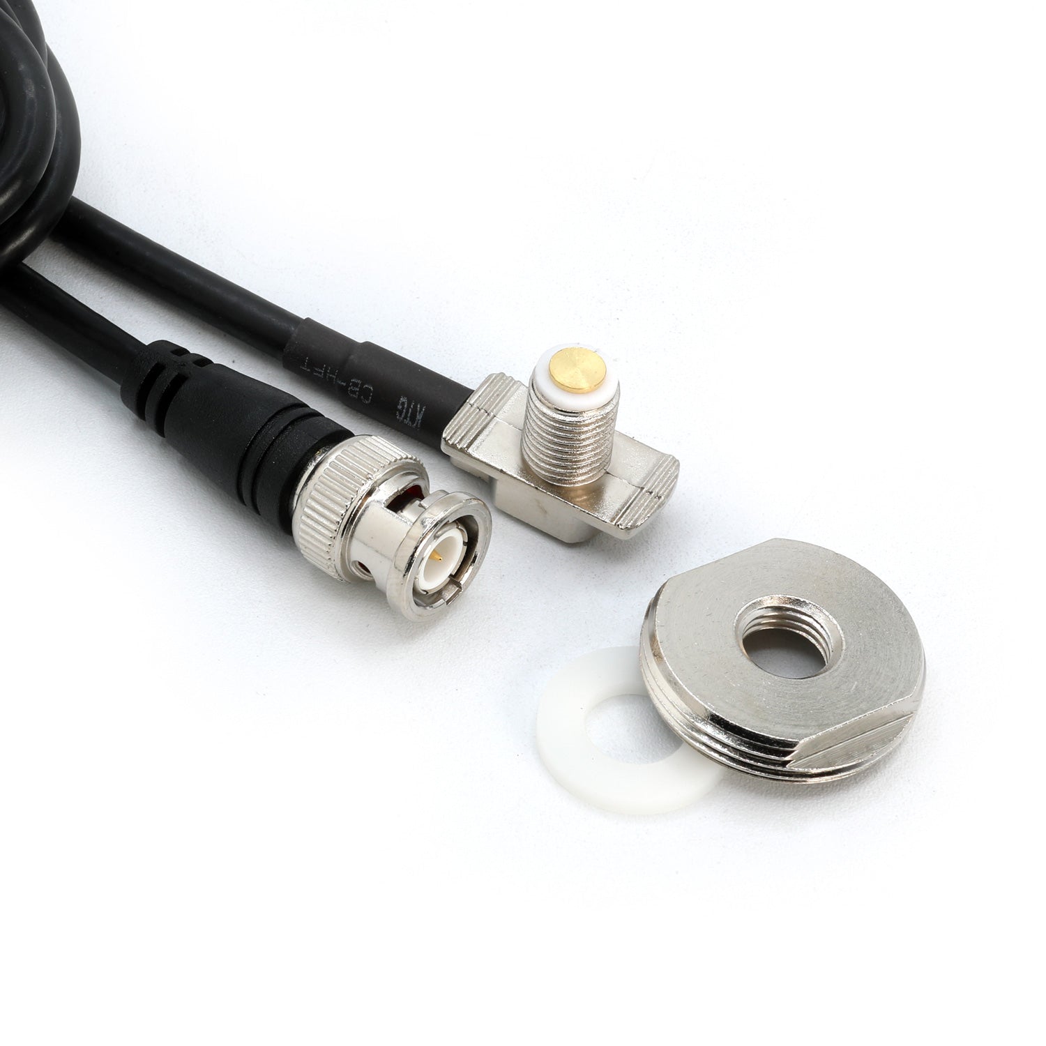 Photo of 15 Ft Antenna Coax Cable with BNC Connector and 3/8 NMO Mount by Rugged Radios - Premium for UTVs / Side by Sides