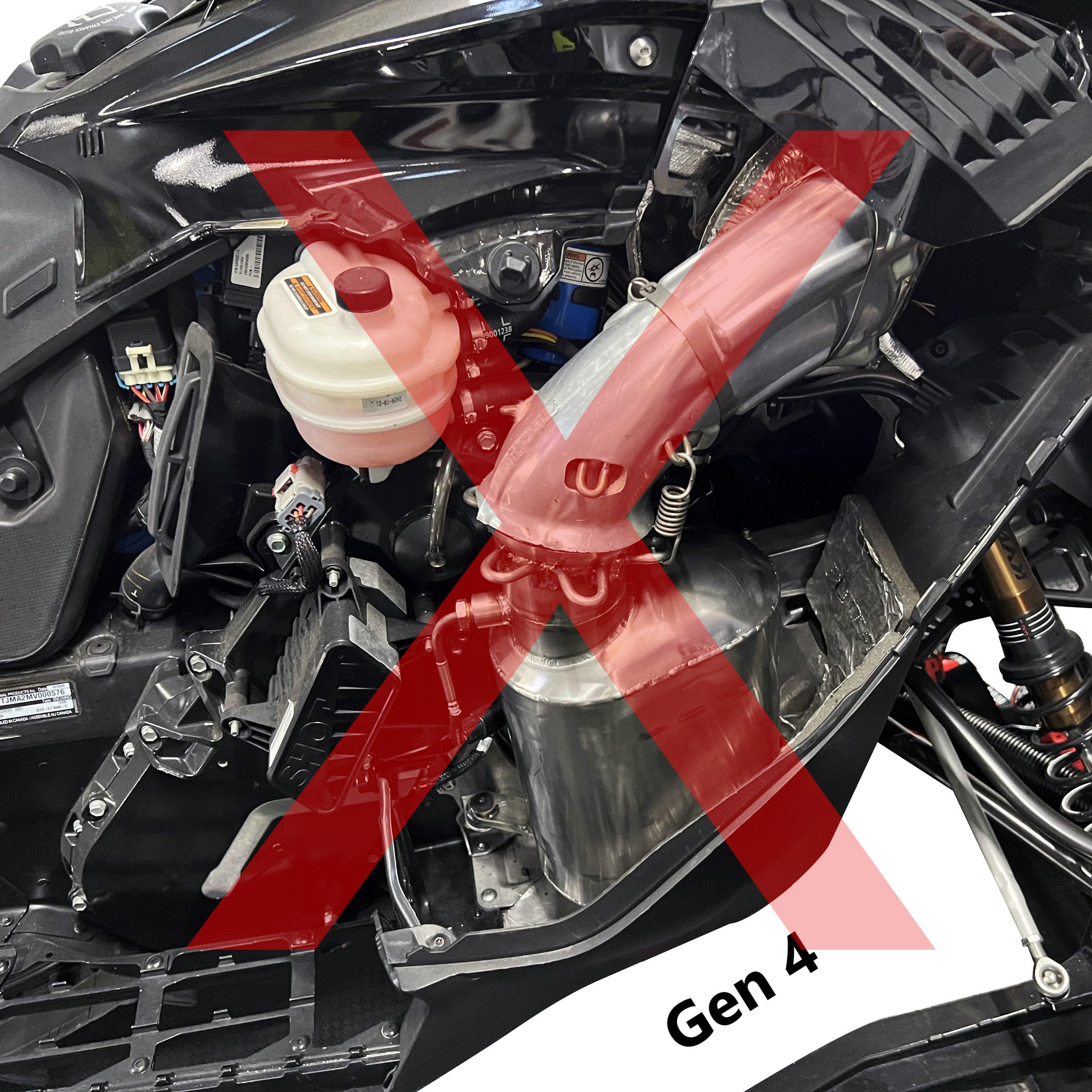 Photo of RPM SXS RPM Gen 5 2023-2025 Ski-Doo / Lynx 850 Turbo Q-Muf Chambered Titanium Muffler by RPM SXS - Premium for UTVs / Side by Sides