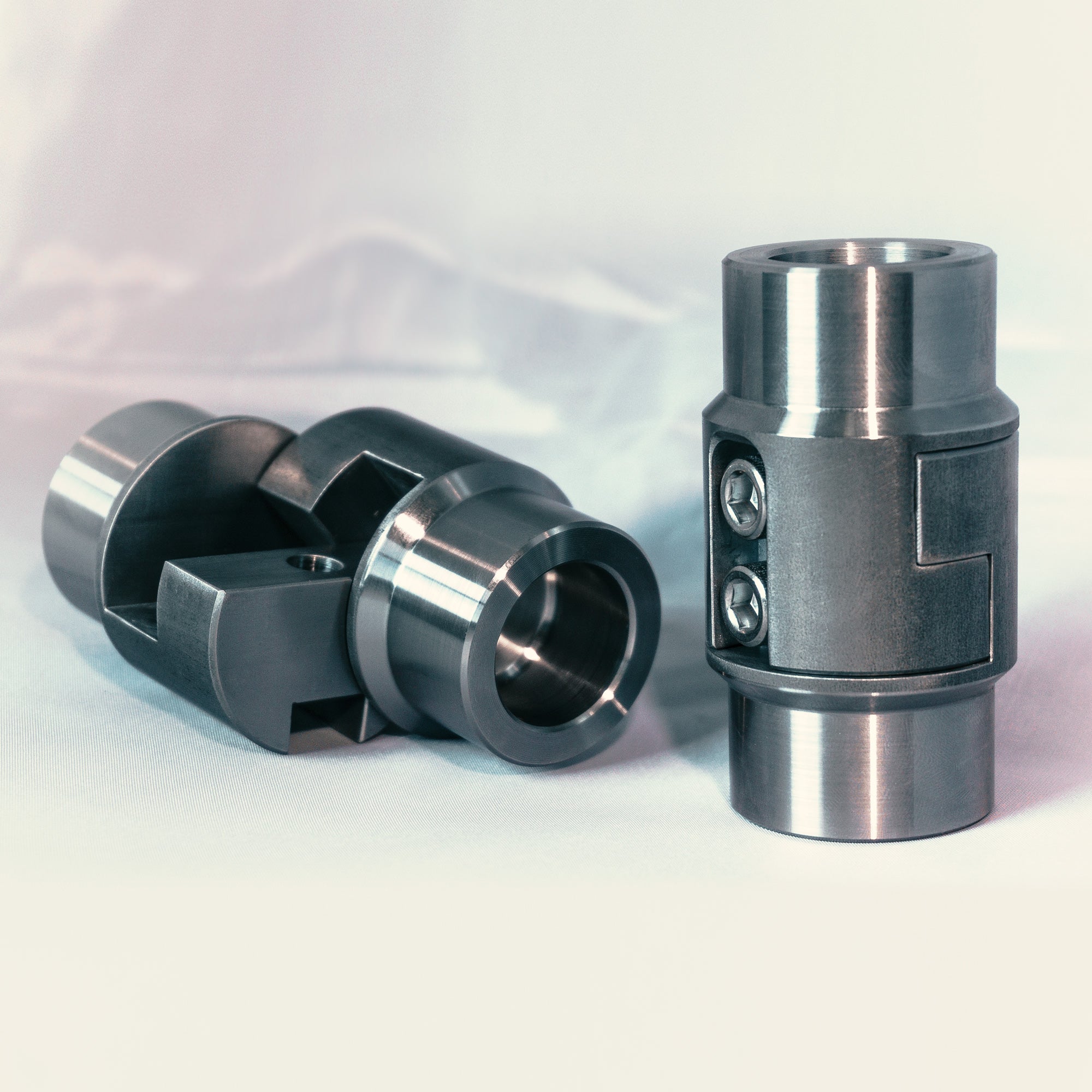 Photo of Interlocking ID Tube Clamp - 1.75"OD, 1.5"ID Made from 1018 steel by Nitro Racing Parts - Premium for UTVs / Side by Sides