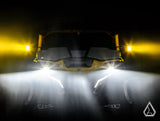 Nighthawk G2 LED Side Mirror Yellow Lens Kit yellow lights on trail — Assault Industries