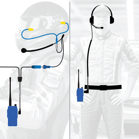 Photo of RUGGED Wired Driver and Crew Chief Racing Kit with R1 Radios by Rugged Radios - Premium for UTVs / Side by Sides