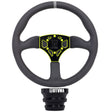 Photo of UTVMA Octane Leather Steering Wheel With Hub (Polaris, Can Am Models) by UTV Mountain Accessories - Premium Steering Wheel for UTVs / Side by Sides