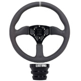 Photo of UTVMA Octane Leather Steering Wheel With Hub (Polaris, Can Am Models) by UTV Mountain Accessories - Premium Steering Wheel for UTVs / Side by Sides