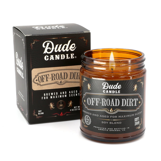Photo of Dude Candle - Off-Road Dirt Scented Candle by Rugged Radios - Premium for UTVs / Side by Sides