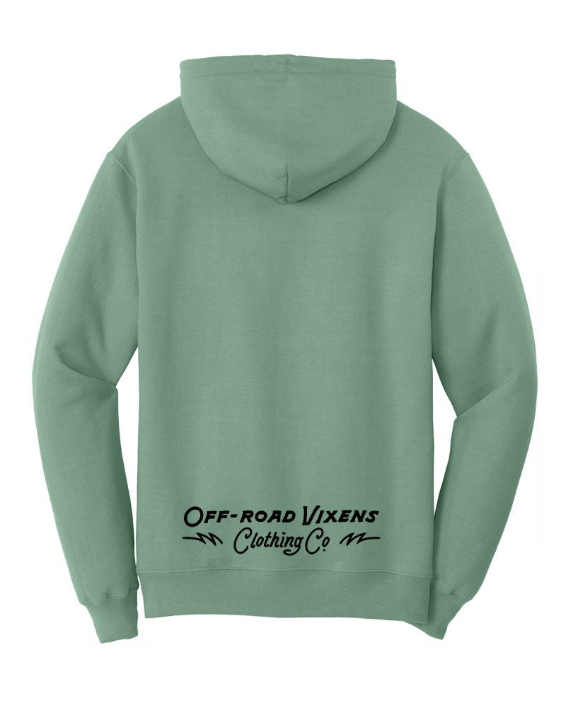 Photo of Off-Road Life Pullover Hoodie by OFF-ROAD VIXENS CLOTHING CO. - Premium Ladies Hoodies for UTVs / Side by Sides