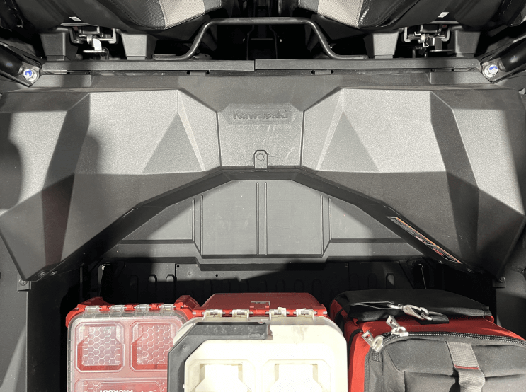 Photo of Kawasaki KRX Packout Mount - Subwoofer Compatible by AJK Offroad - Premium for UTVs / Side by Sides