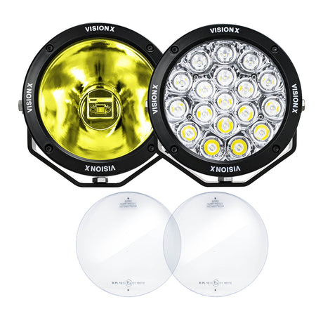 Photo of Clear Replacement Lens Kit by Vision X Off-Road - Premium Light Pods for UTVs / Side by Sides
