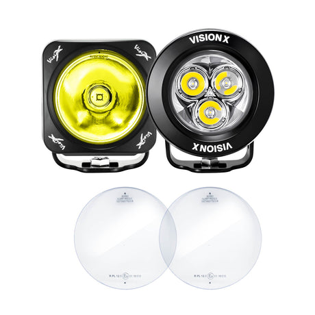 Photo of Clear Replacement Lens Kit by Vision X Off-Road - Premium Light Pods for UTVs / Side by Sides