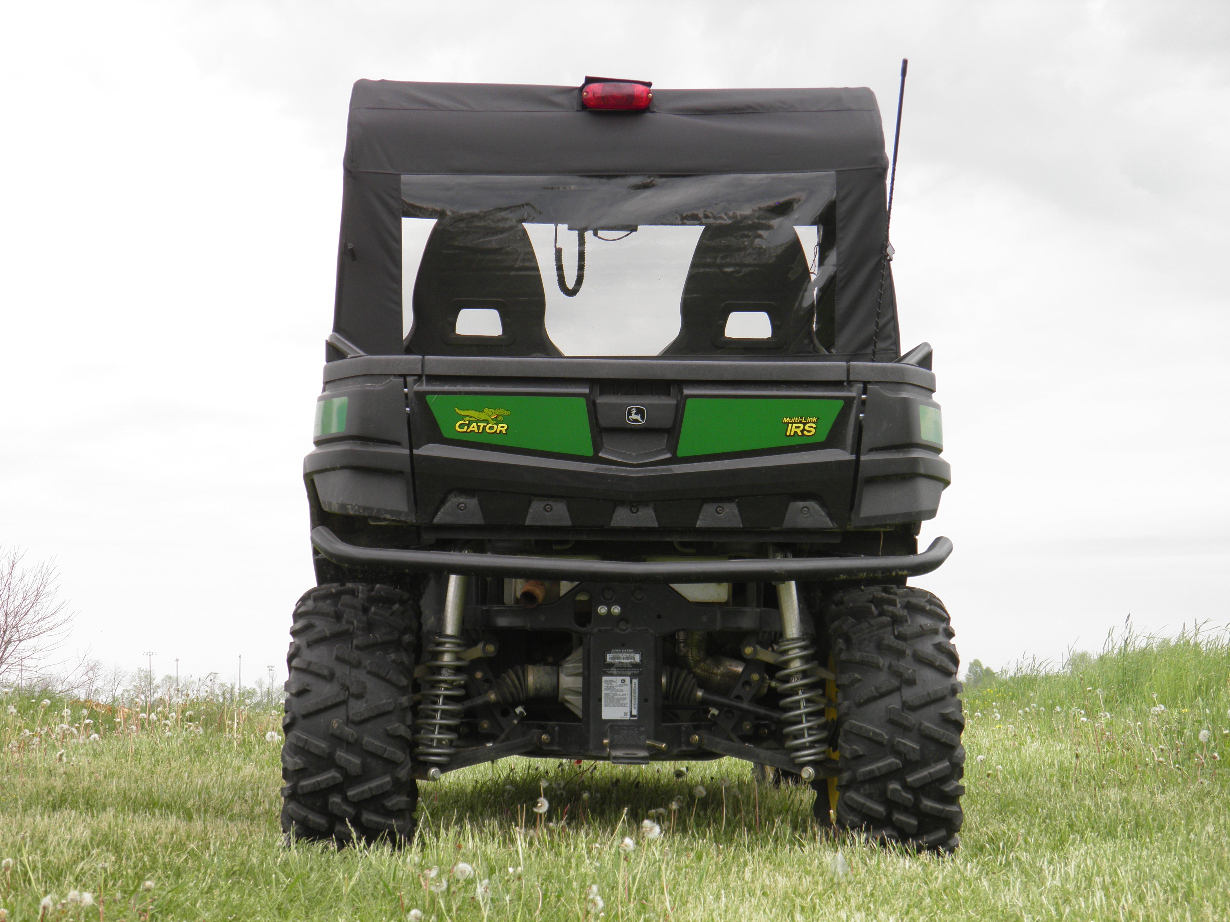 Photo of John Deere Gator 850i/860i - Full Cab Enclosure for Hard Windshield w/Lower Door Insert Option (Half Doors) by 3 Star UTV - Premium Enclosures for UTVs / Side by Sides