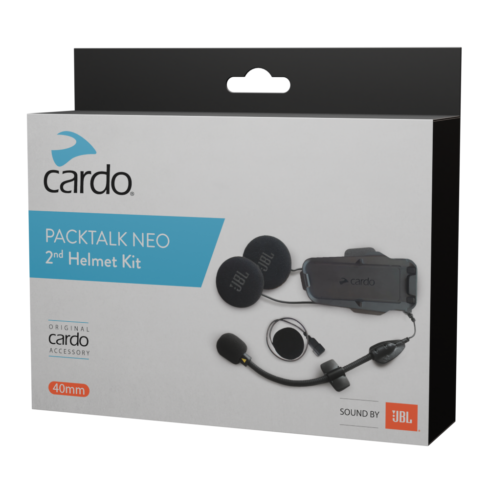 Photo of Packtalk Neo 2nd Helmet Kit - Sound by JBL by Cardo - Premium for UTVs / Side by Sides