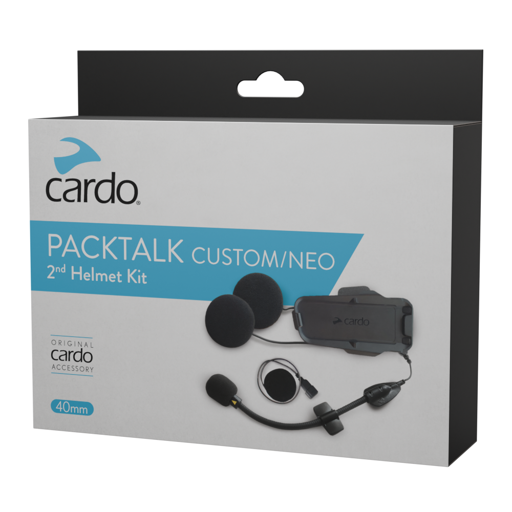 Photo of Packtalk Custom/Neo 2nd helmet kit by Cardo - Premium for UTVs / Side by Sides