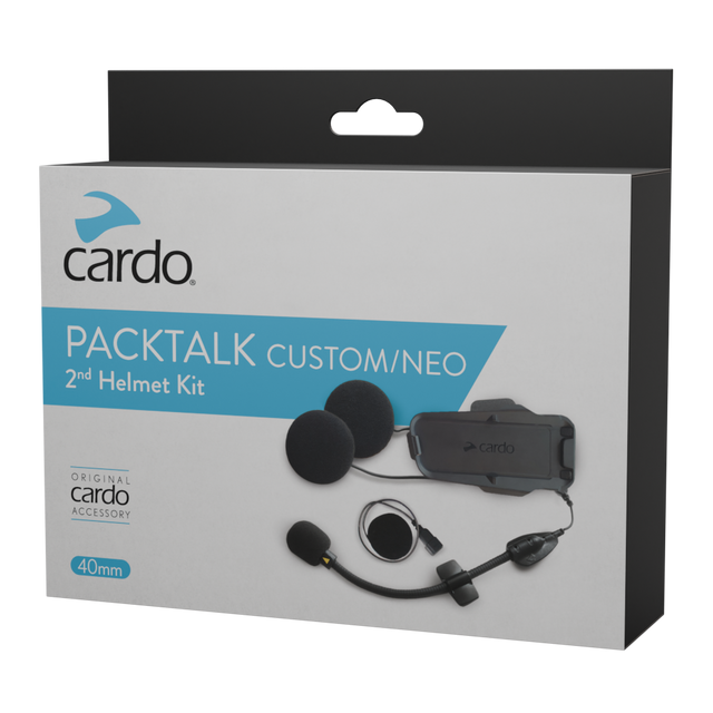 Photo of Packtalk Custom/Neo 2nd helmet kit by Cardo - Premium for UTVs / Side by Sides