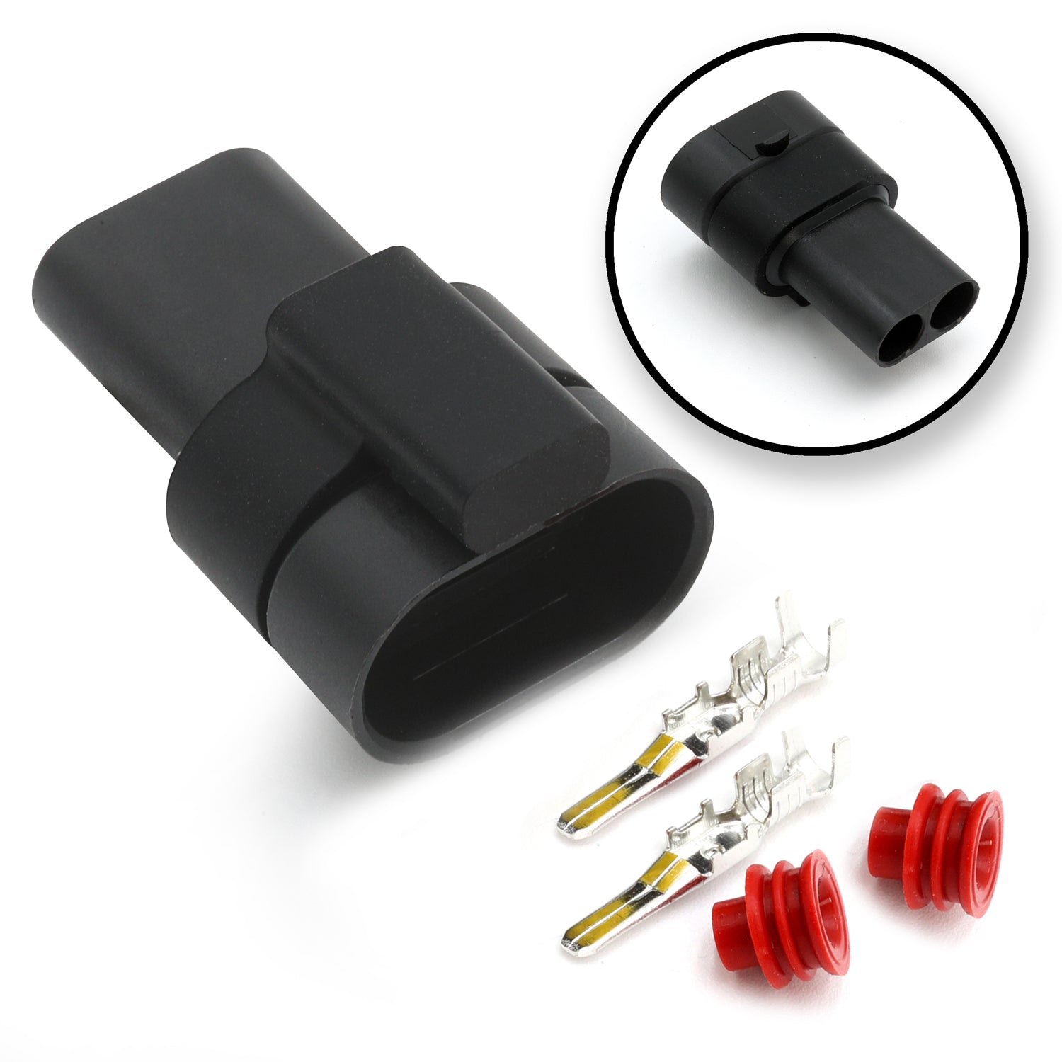 Photo of Waterproof Power Plug Connector Kit (Male) – Upgrade or Replacement by Rugged Radios - Premium for UTVs / Side by Sides