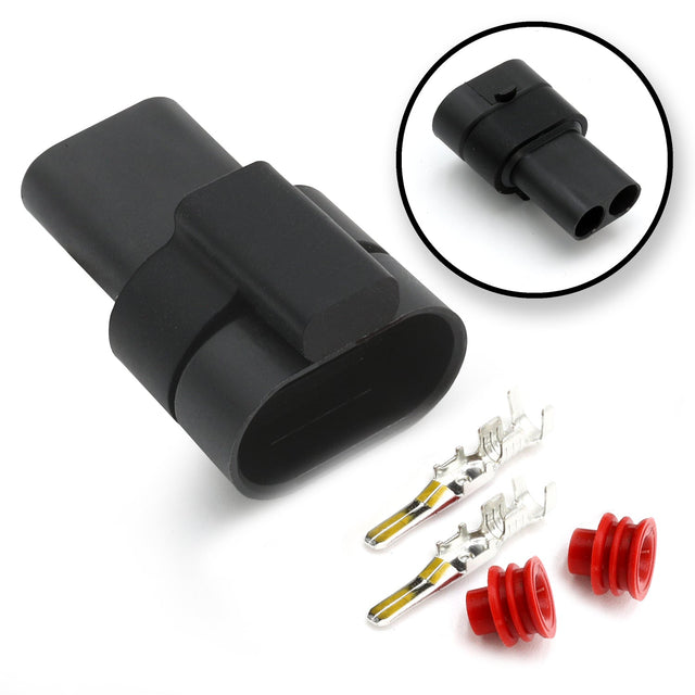 Photo of Waterproof Power Plug Connector Kit (Male) – Upgrade or Replacement by Rugged Radios - Premium for UTVs / Side by Sides