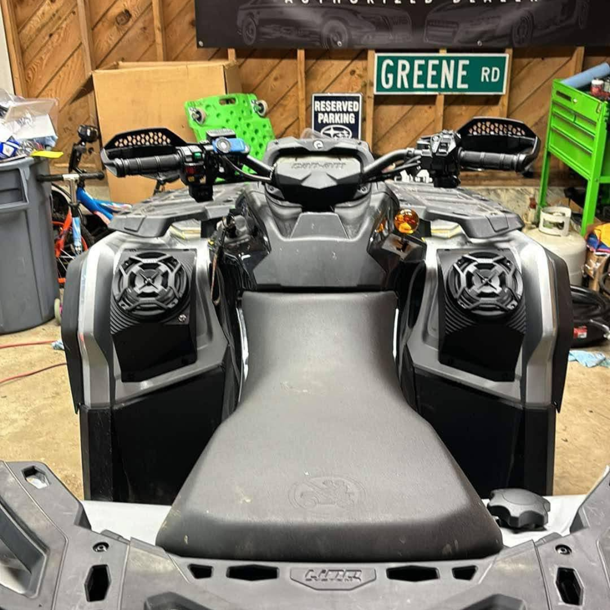 Photo of Can Am Outlander (12–25) Bluetooth LED ATV Surround Sound System by Knight ATV - Premium Power Sports for UTVs / Side by Sides