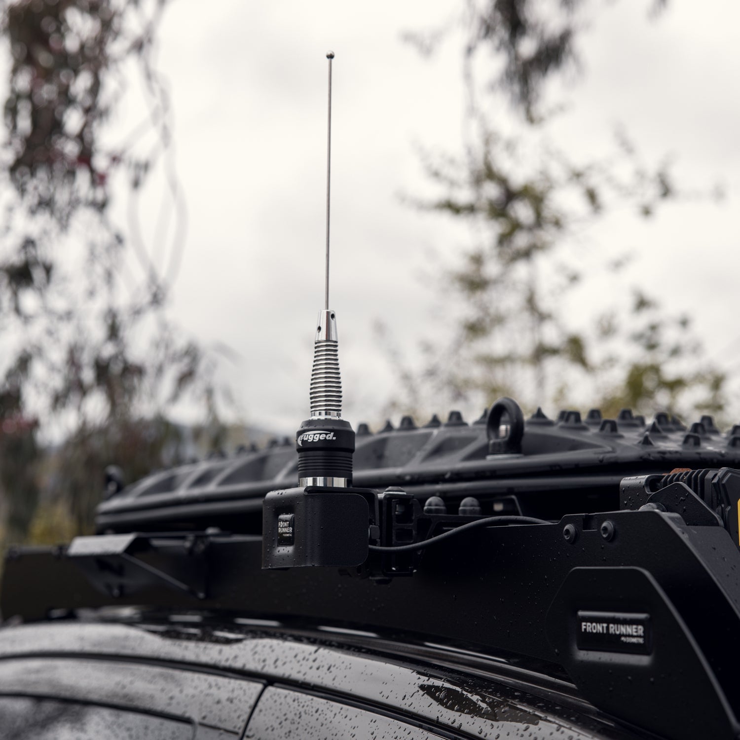 Photo of GMRS and UHF No Ground Plane NGP Tuned Whip Antenna by Rugged Radios - Premium for UTVs / Side by Sides