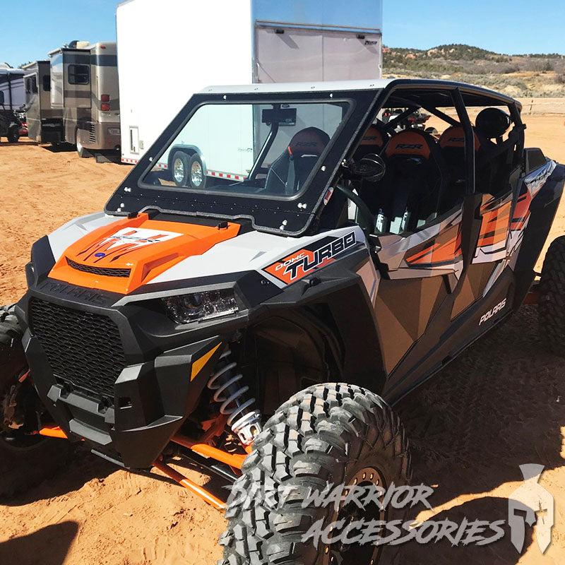 Photo of Dirt Warrior Accessories - Polaris RZR 1000 2014-18 Front Windshield To Fit SDR Cage by Dirt Warrior Accessories - Premium DWA for UTVs / Side by Sides