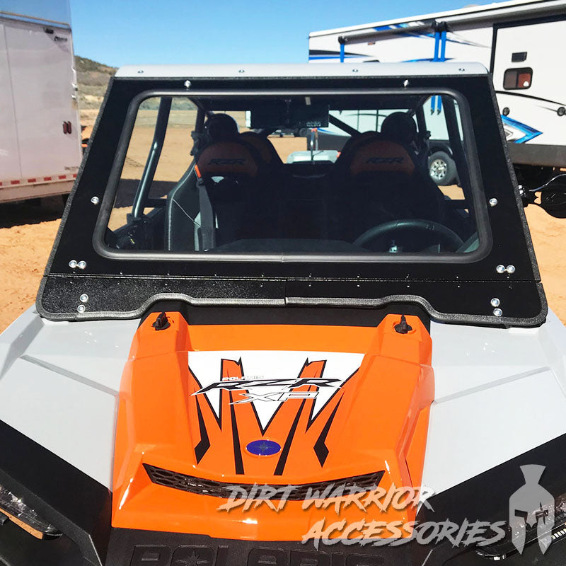 Photo of Dirt Warrior Accessories - Polaris RZR 1000 2014-18 Front Windshield To Fit SDR Cage by Dirt Warrior Accessories - Premium DWA for UTVs / Side by Sides