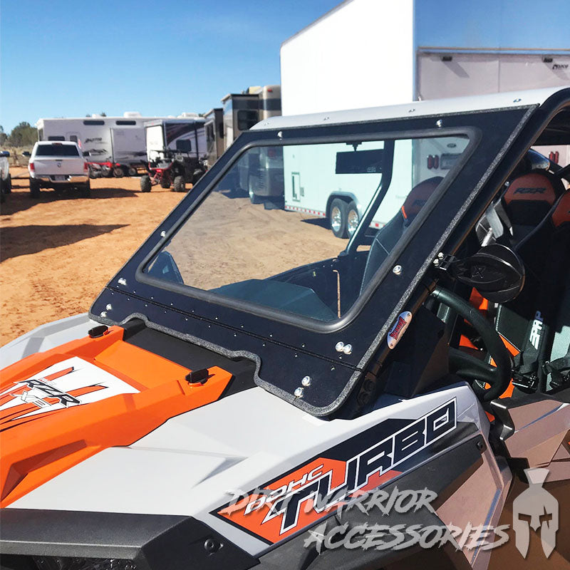 Photo of Dirt Warrior Accessories - Polaris RZR 1000 2014-18 Front Windshield To Fit SDR Cage by Dirt Warrior Accessories - Premium DWA for UTVs / Side by Sides