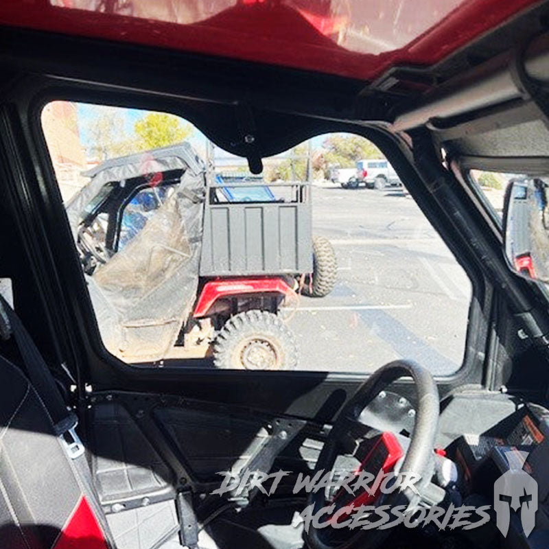 Photo of Dirt Warrior Accessories - Polaris RZR 1000 XP/Turbo 2-Seat Cab Enclosure "THE VAULT" 2014-23 Upper Side Doors & Panels (Patent Pending) by Dirt Warrior Accessories - Premium Cab Enclosures for UTVs / Side by Sides