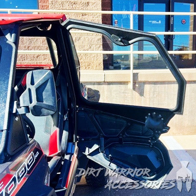 Photo of Dirt Warrior Accessories - Polaris RZR 1000 XP/Turbo 2-Seat Cab Enclosure "THE VAULT" 2014-23 Upper Side Doors & Panels (Patent Pending) by Dirt Warrior Accessories - Premium Cab Enclosures for UTVs / Side by Sides