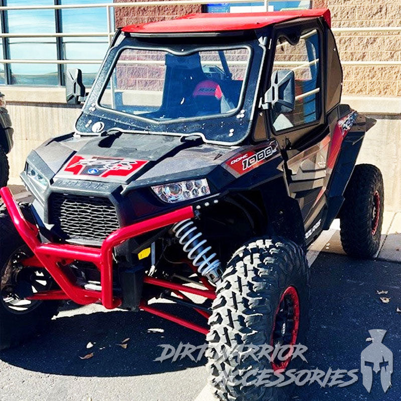 Photo of Dirt Warrior Accessories - Polaris RZR 1000 XP/Turbo 2-Seat Cab Enclosure "THE VAULT" 2014-23 Upper Side Doors & Panels (Patent Pending) by Dirt Warrior Accessories - Premium Cab Enclosures for UTVs / Side by Sides