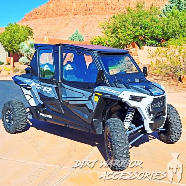 Photo of Dirt Warrior Accessories - Polaris RZR 1000 XP/Turbo 4-Seat Cab Enclosure "THE VAULT" 2014-23 Upper Side Doors & Panels (Patent Pending) by Dirt Warrior Accessories - Premium Cab Enclosures for UTVs / Side by Sides