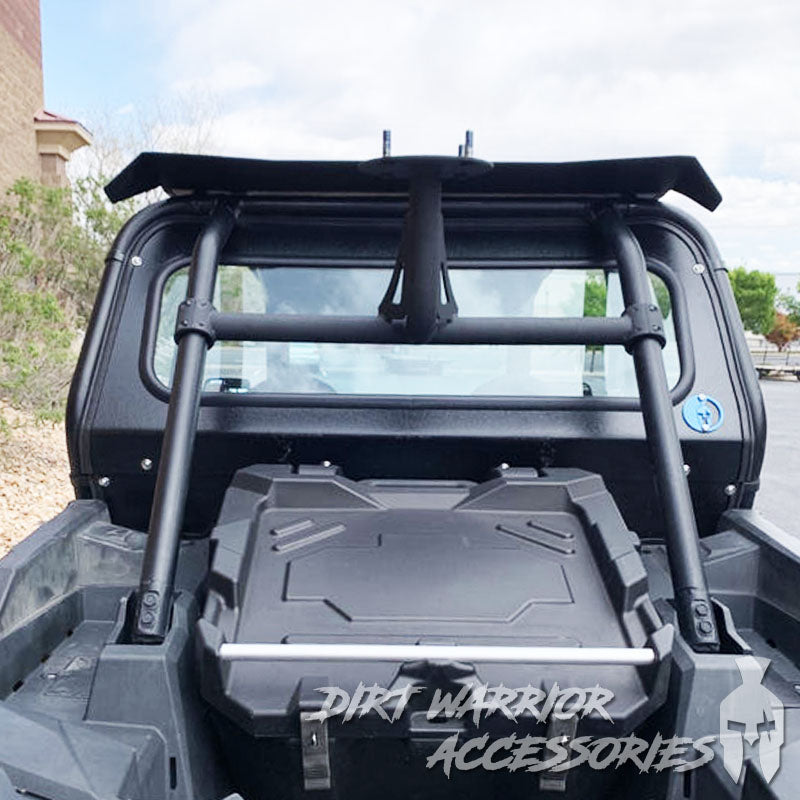 Photo of Dirt Warrior Accessories - Polaris RZR 1000 XP/Turbo Rear Windshield 2019-23 With or Without Harnesses by Dirt Warrior Accessories - Premium WINDSHIELD for UTVs / Side by Sides