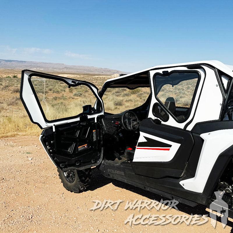 Photo of Dirt Warrior Accessories - Polaris RZR 1000 XP/Turbo 4-Seat Cab Enclosure "THE VAULT" 2024+ Upper Side Doors & Panels (Patent Pending) by Dirt Warrior Accessories - Premium Cab Enclosures for UTVs / Side by Sides
