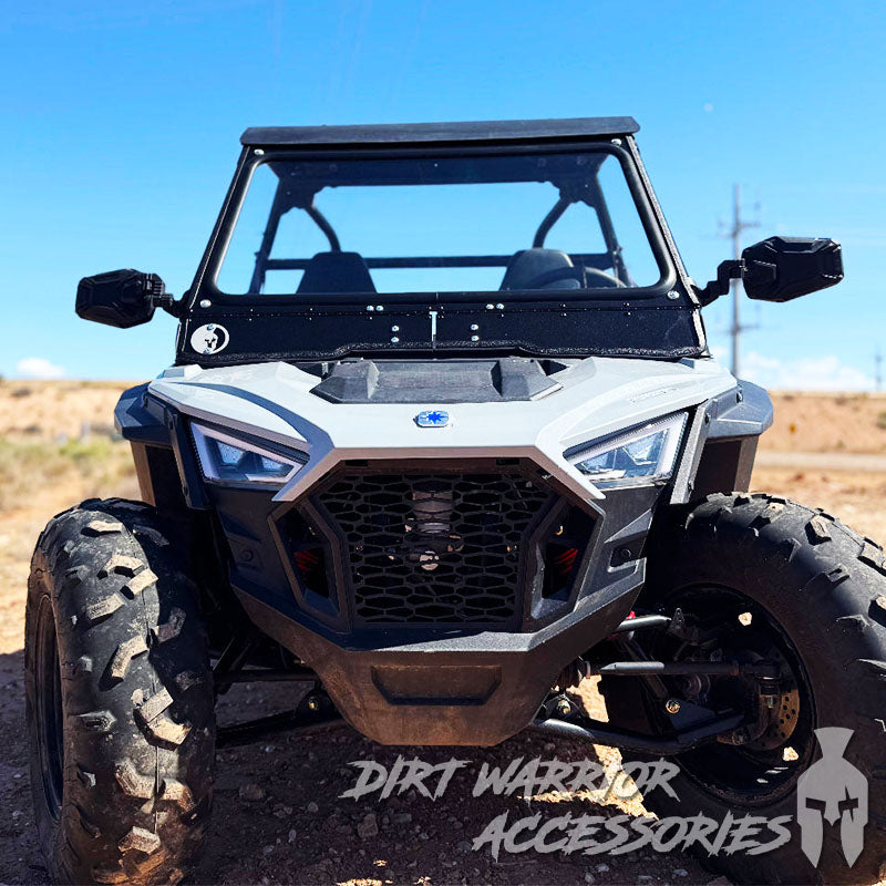 Photo of Dirt Warrior Accessories - Polaris RZR 200 Front Windshield 2020 by Dirt Warrior Accessories - Premium WINDSHIELD for UTVs / Side by Sides
