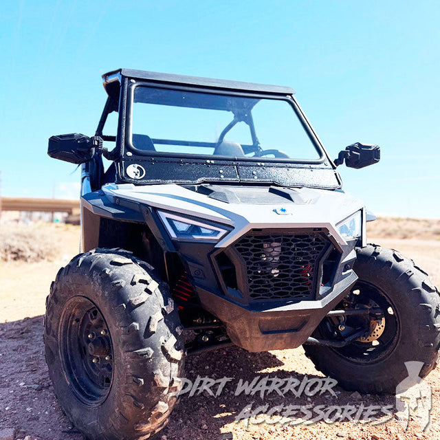 Photo of Dirt Warrior Accessories - Polaris RZR 200 Front Windshield 2020 by Dirt Warrior Accessories - Premium WINDSHIELD for UTVs / Side by Sides