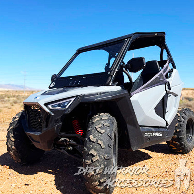 Photo of Dirt Warrior Accessories - Polaris RZR 200 Front Windshield 2020 by Dirt Warrior Accessories - Premium WINDSHIELD for UTVs / Side by Sides