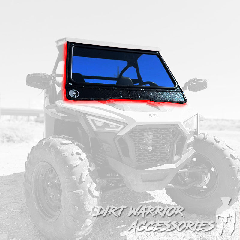 Photo of Dirt Warrior Accessories - Polaris RZR 200 Front Windshield 2020 by Dirt Warrior Accessories - Premium WINDSHIELD for UTVs / Side by Sides