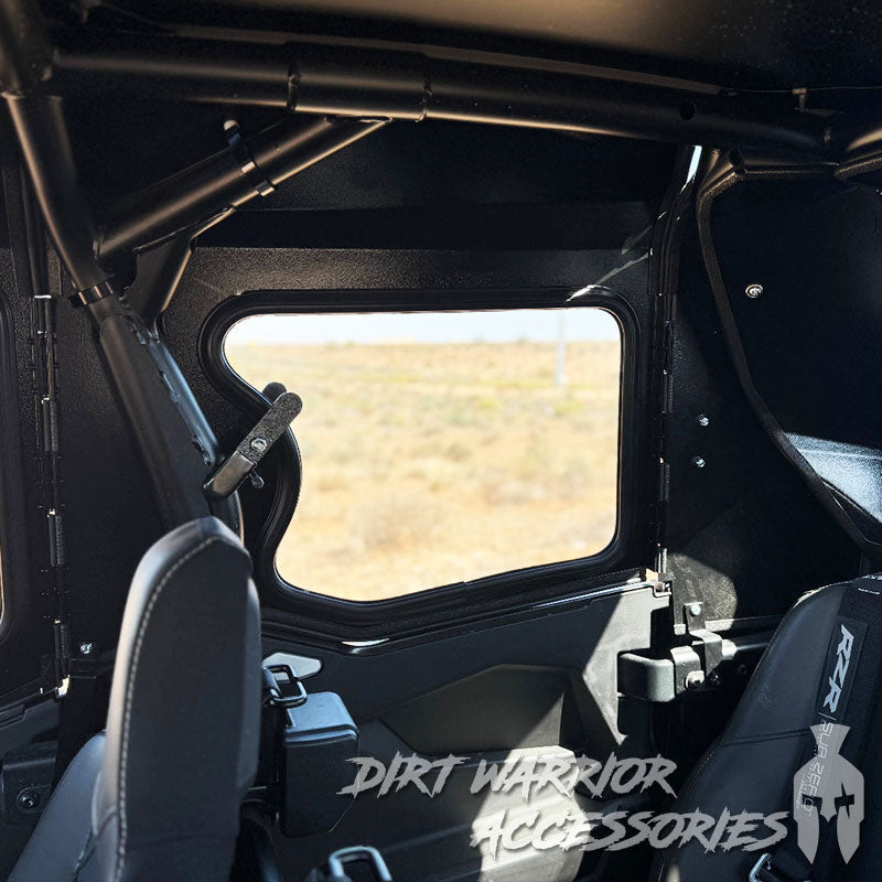 Photo of Dirt Warrior Accessories - Polaris RZR PRO R 4-Seat 2025+ Cab Enclosure "THE VAULT" Upper Side Doors & Panels (Patent Pending) by Dirt Warrior Accessories - Premium Cab Enclosures for UTVs / Side by Sides