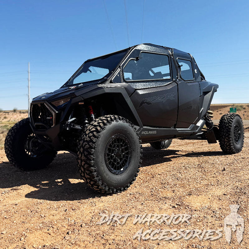 Photo of Dirt Warrior Accessories - Polaris RZR PRO R 4-Seat 2025+ Cab Enclosure "THE VAULT" Upper Side Doors & Panels (Patent Pending) by Dirt Warrior Accessories - Premium Cab Enclosures for UTVs / Side by Sides