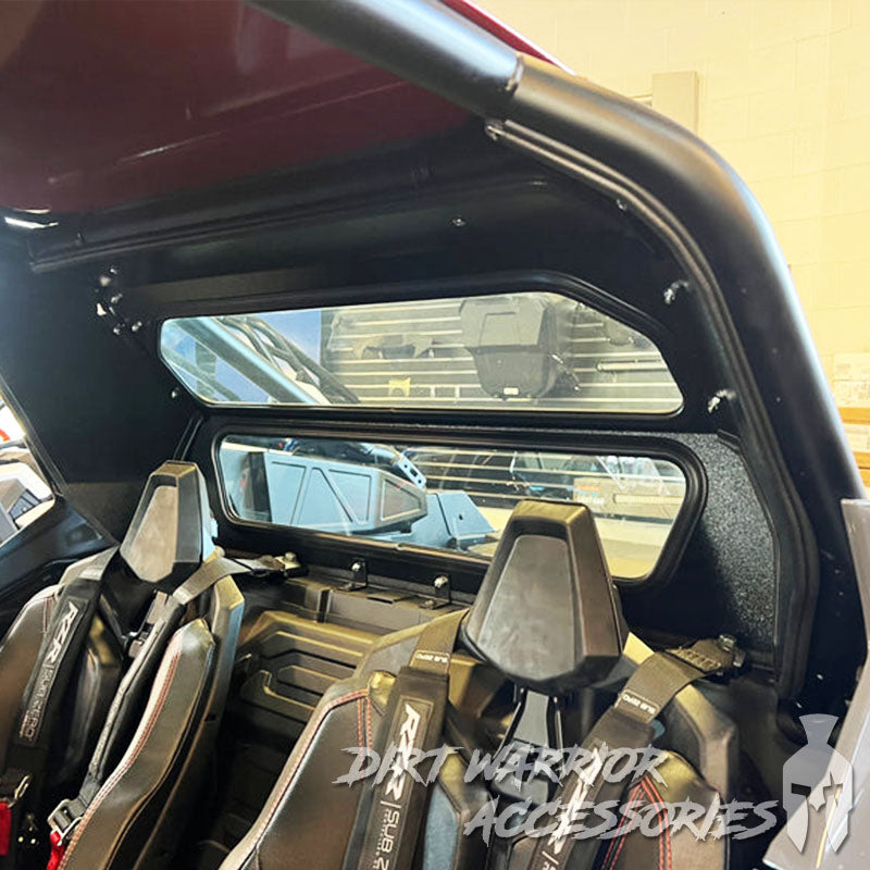Photo of Dirt Warrior Accessories - POLARIS RZR PRO R REAR WINDSHIELD 2022-24 by Dirt Warrior Accessories - Premium WINDSHIELD for UTVs / Side by Sides