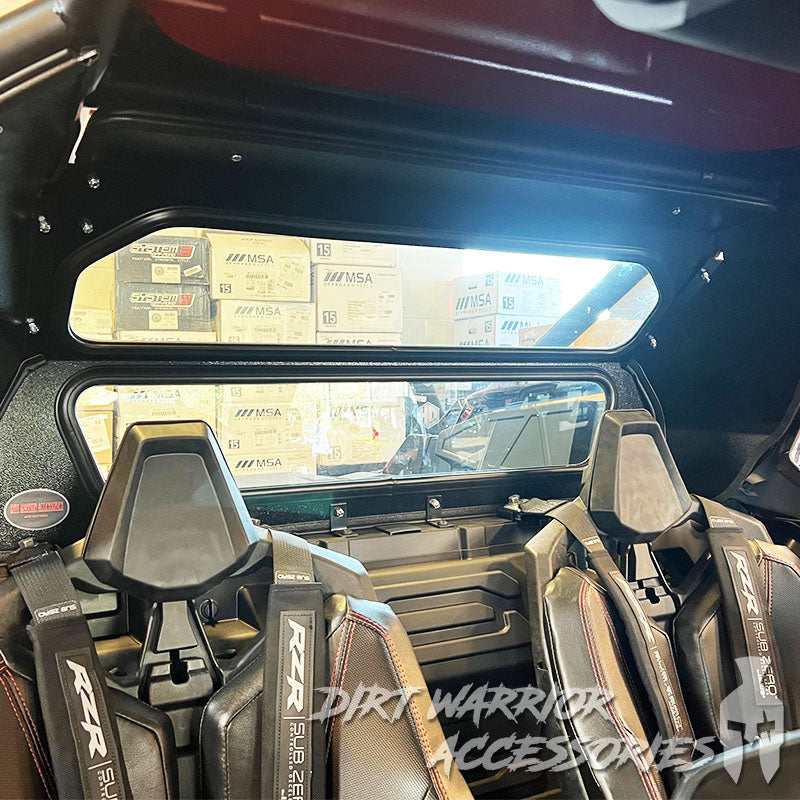 Photo of Dirt Warrior Accessories - POLARIS RZR PRO R REAR WINDSHIELD 2022-24 by Dirt Warrior Accessories - Premium WINDSHIELD for UTVs / Side by Sides