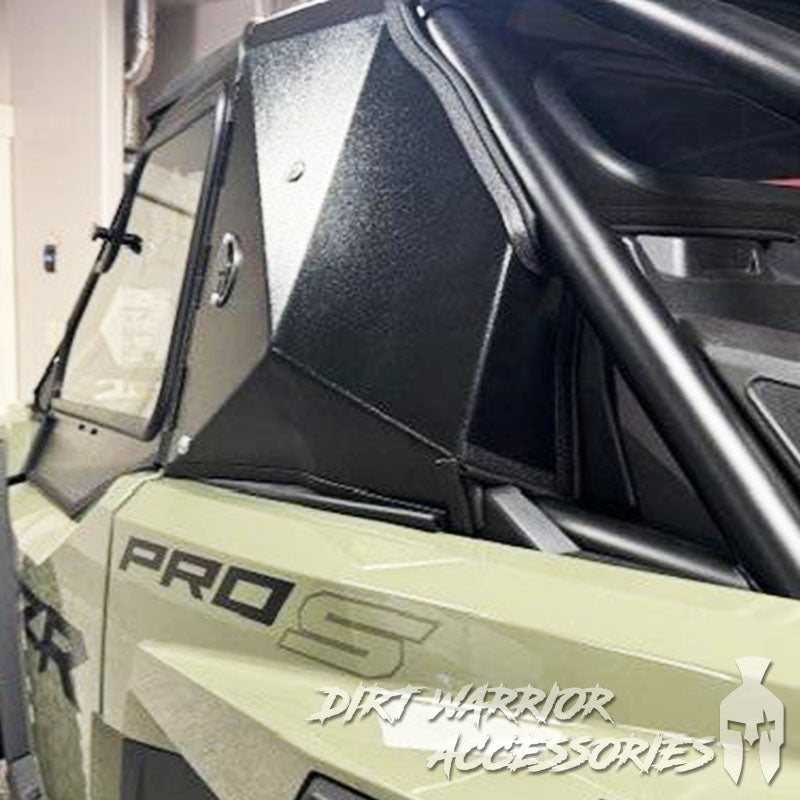 Photo of Dirt Warrior Accessories - Polaris RZR PRO S/PRO XP 2025 2-Seat Cab Enclosure "THE VAULT" Upper Side Doors & Panels (Patent Pending) by Dirt Warrior Accessories - Premium VAULT for UTVs / Side by Sides