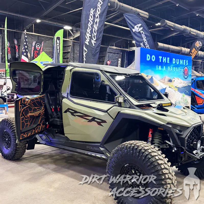 Photo of Dirt Warrior Accessories - Polaris RZR PRO S/PRO XP 2025 4-Seat Cab Enclosure "THE VAULT" Upper Side Doors & Panels (Patent Pending) by Dirt Warrior Accessories - Premium Cab Enclosures for UTVs / Side by Sides