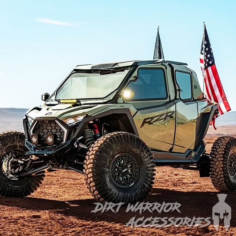 Photo of Dirt Warrior Accessories - Polaris RZR PRO S/PRO XP 2025 4-Seat Cab Enclosure "THE VAULT" Upper Side Doors & Panels (Patent Pending) by Dirt Warrior Accessories - Premium Cab Enclosures for UTVs / Side by Sides