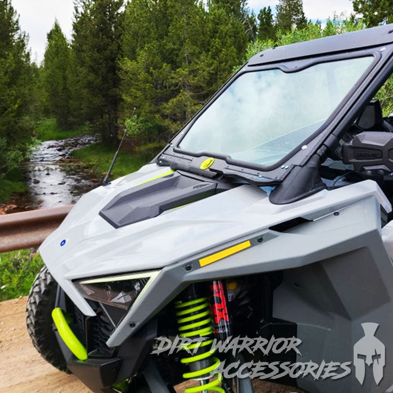 Photo of Dirt Warrior Accessories - Polaris RZR Turbo R Front Windshield 2022+ by Dirt Warrior Accessories - Premium WINDSHIELD for UTVs / Side by Sides