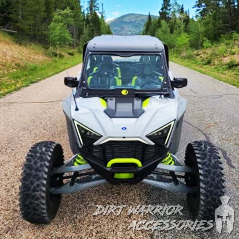Photo of Dirt Warrior Accessories - Polaris RZR Turbo R Front Windshield 2022+ by Dirt Warrior Accessories - Premium WINDSHIELD for UTVs / Side by Sides