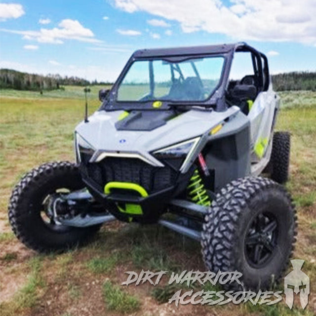 Photo of Dirt Warrior Accessories - Polaris RZR Turbo R Front Windshield 2022+ by Dirt Warrior Accessories - Premium WINDSHIELD for UTVs / Side by Sides